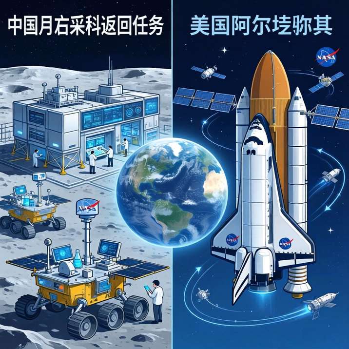 从行业视角看，NASA的计划更像是在“追赶”而非“引领”。中国已经实现了月球采样返回，并计划在未来几年内建立月球科研站。相比之下，美国的“阿尔忒弥斯”计划虽然更具象征意义，但在实际进度上略显缓慢。